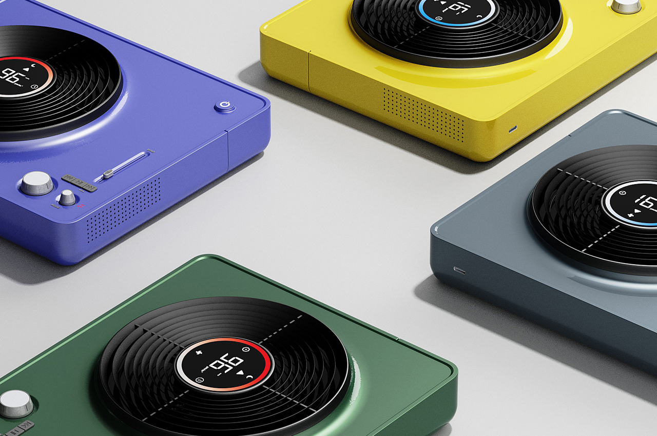 AETHER-turntable-airpurifier