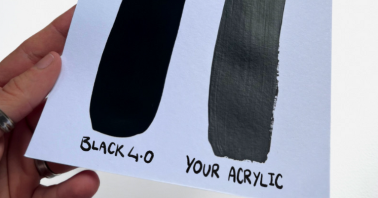 The new Blackest Black paint in the universe - BLACK 4.0 is out now! 